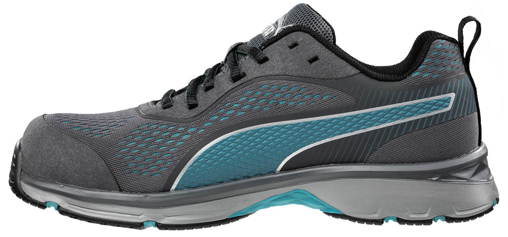 ESD safety shoes S1P, ladies, PUMA SAFETY, FUSE KNIT BLUE WNS LOW, gray #zoom-2