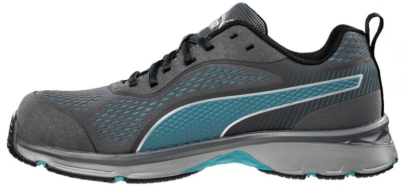 ESD safety shoes S1P, ladies, PUMA SAFETY, FUSE KNIT BLUE WNS LOW, gray #2