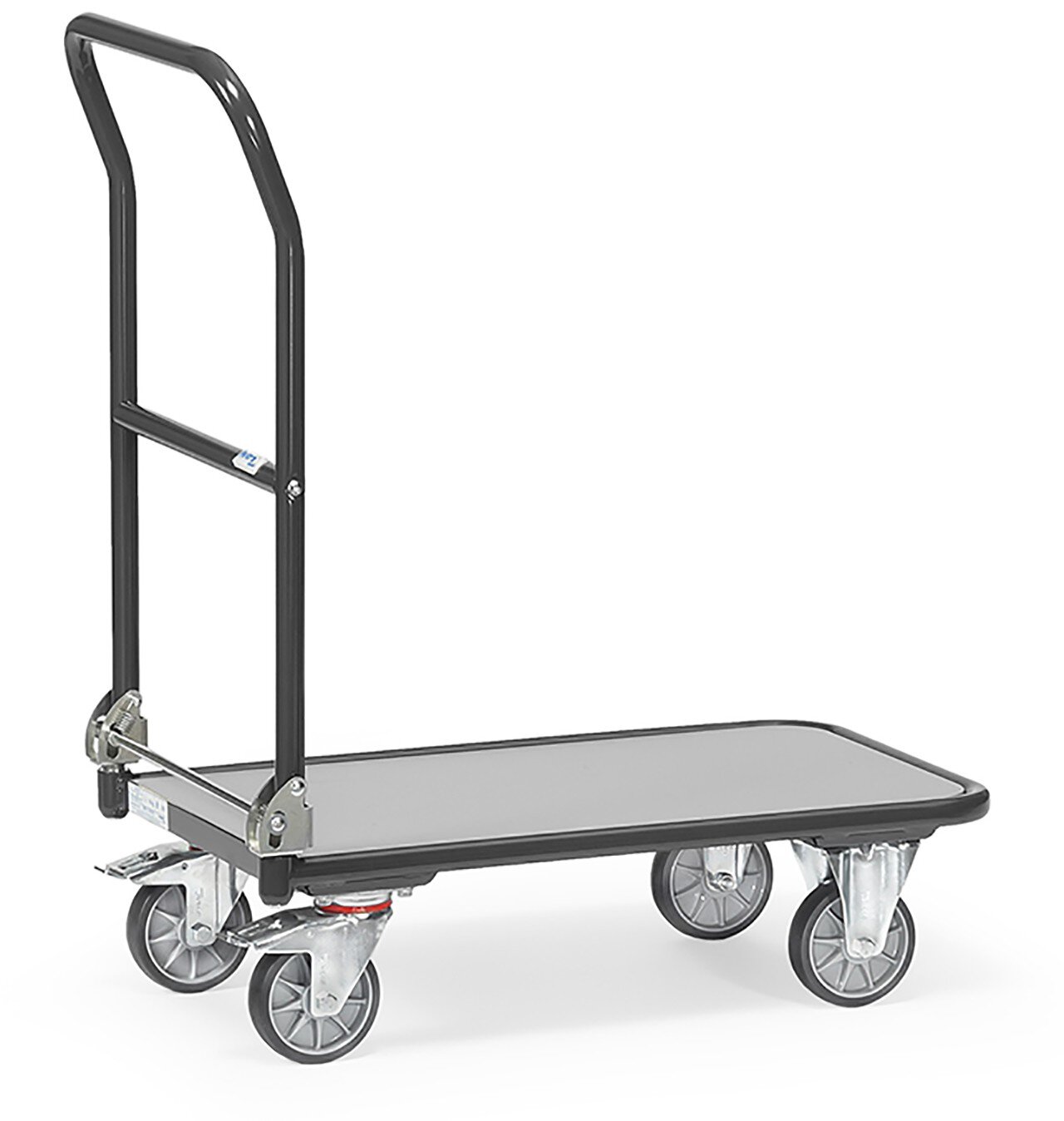 Chariot pliable "GREY EDITION", charge max. 250kg , barre de poussée pliable, 720x450mm #zoom-1