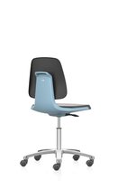 LABSIT 2 laboratory swivel chair, with castors, integral foam blue #thumbnail-2