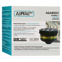 AirGuard Pro® Gasfilter ABEK2, für Atemschutz-Vollmaske, mit RD40-Anschluss #thumbnail-3