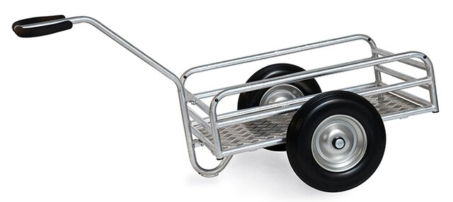 Outdoor hand truck - PU wheels loading area 845 x 545 mm. 