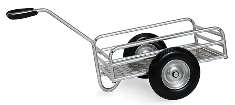 Outdoor hand truck - PU wheels loading area 845 x 545 mm. 