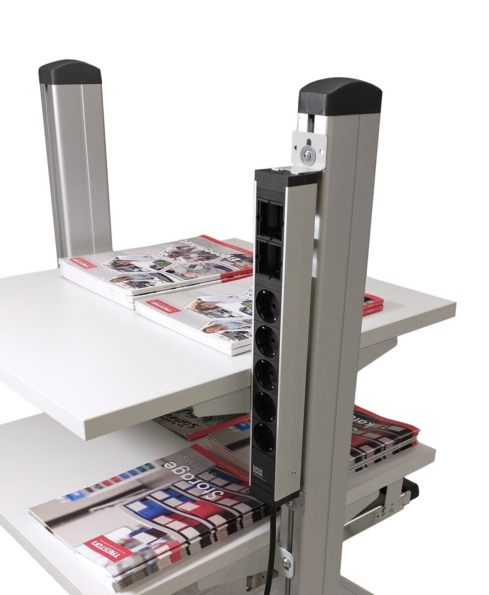 Power bar 836 mm, 6 sockets + switch + 2xUSB + 2xCAT6A #zoom-3