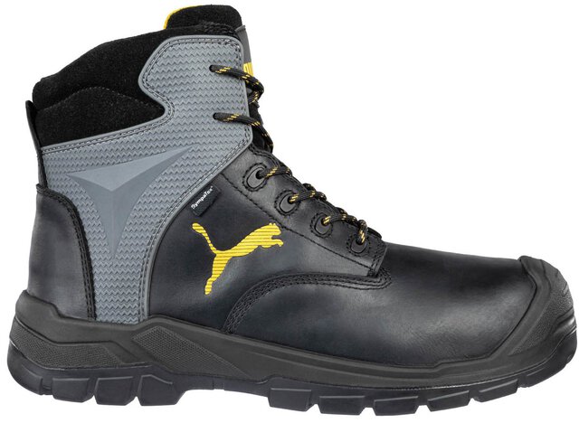 Veiligheidsschoenen S3, PUMA SAFETY, BORNEO MIT MID, zwart