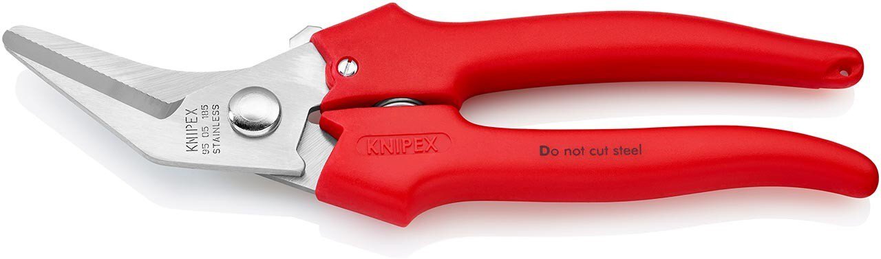 Combination shears, handles overmolded with plastic, 185 mm #zoom-2