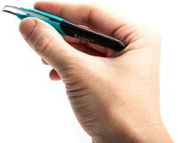 Ergonomische Präzisionspinzette mit gebogenen starken Spitzen #thumbnail-5