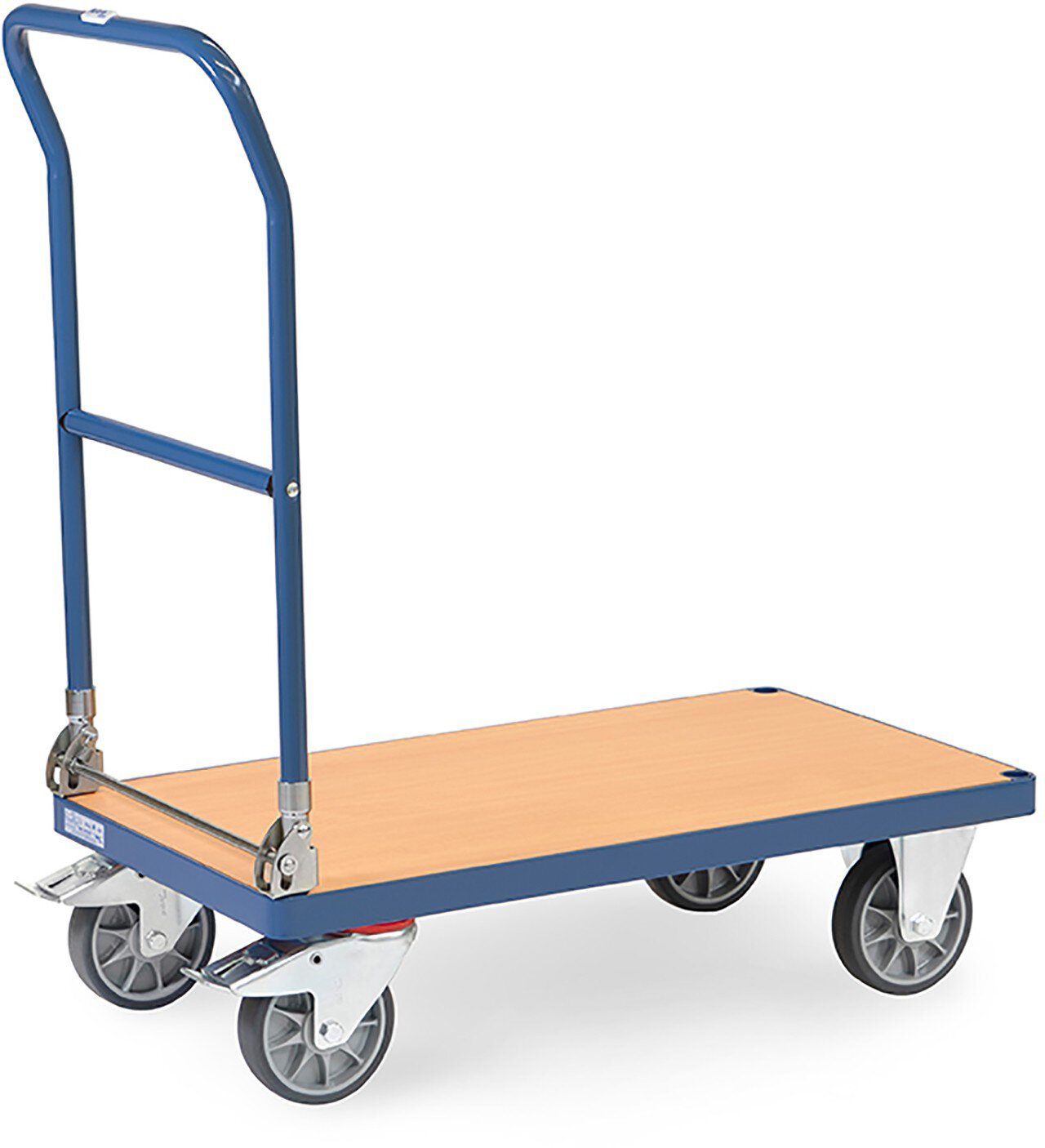 Klappwagen, Tragkraft 600kg, Schiebebügel klappbar, 850x500mm #zoom-1