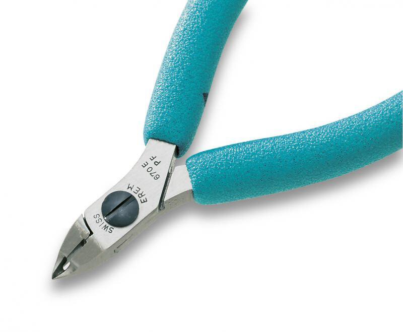 Pince coupante pointue ESD, droite/courte/évidée, 110 mm, sans bord tranchant #zoom-4