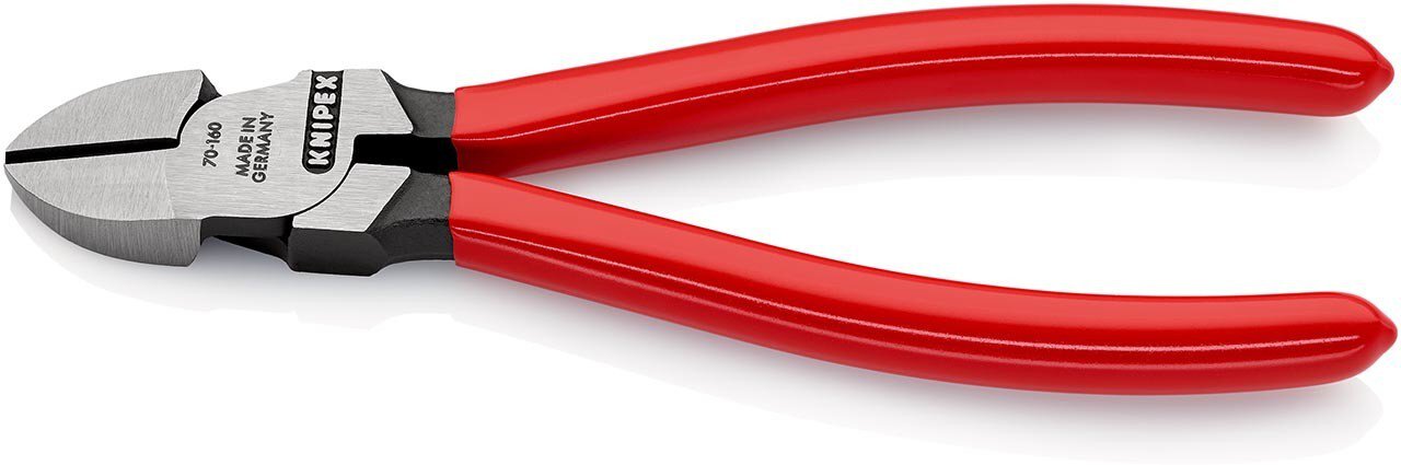 Pince coupante diagonale revêtue de plastique, noire atramentée, 160 mm (carte SB/blister) #zoom-1