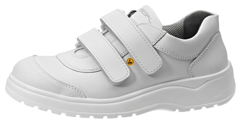 ESD-Sicherheitsschuhe light, Halbschuh weiß, Größe 43