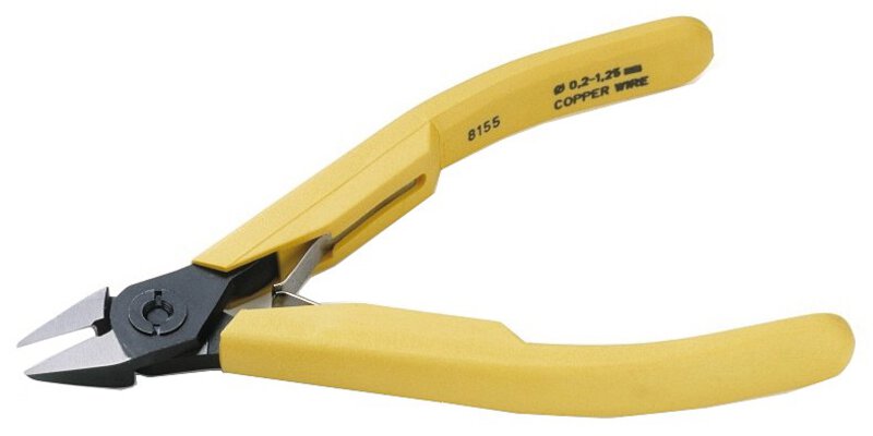 Seitenschneider, 80er Serie, spitze Backen, feine Wate, 0,2-1,6 mm