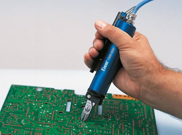 Weller Erem 1500BSF Pneumatic Side Cutter and Tip Cutter, Requires 4 - 6 Bar Oil-Free Clean Compressed Air