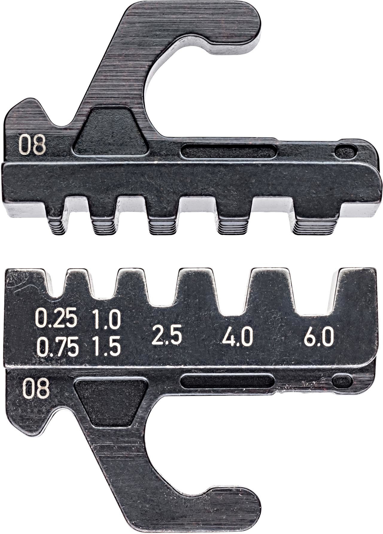 Crimpeinsatz für isolierte + unisolierte Aderendhülsen, 0,25 - 6 mm² (AWG 24 - 10) #zoom-1
