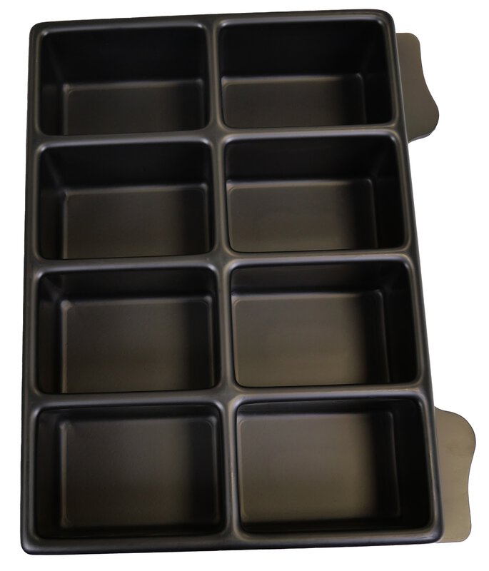 ESD-inzetstuk voor kast K2006 ESD, 8 vakken elk 104 x 70 mm #2