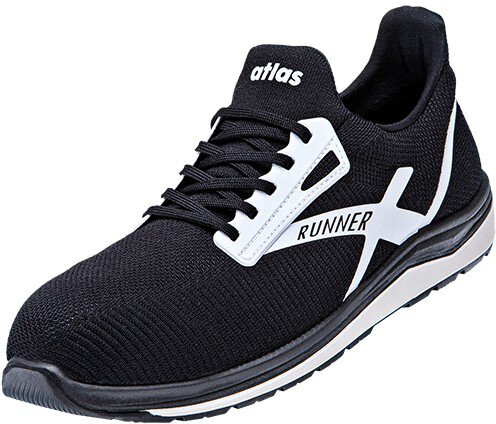 ESD low shoe RUNNER 25, W10, S1P, deep black, size 45 #zoom-1