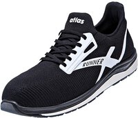 ESD low shoe RUNNER 25, W10, S1P, deep black, size 45 #thumbnail-1