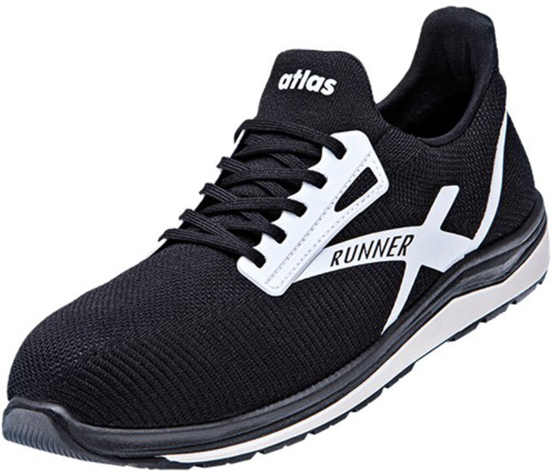 ESD low shoe RUNNER 25, W10, S1P, deep black, size 45 #1