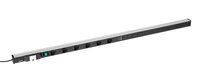 Barre d'énergie 1400 mm, 6 prises+interrupteur + interrupteur FI + 2xUSB #thumbnail-1
