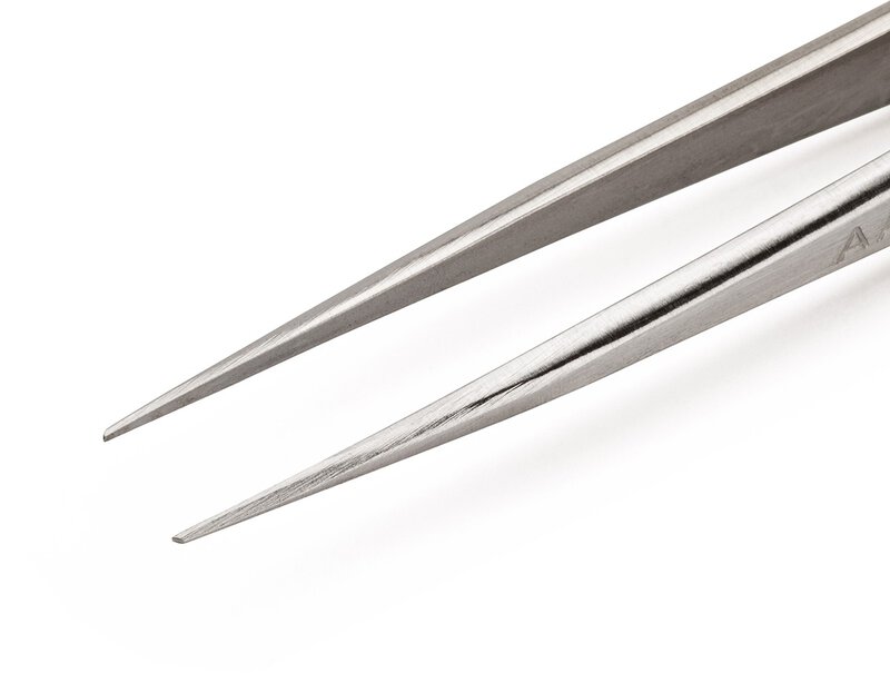 Weller Erem AASASL Precision Economic Tweezer, 125 Mm From Stainless Steel Body With Stainless Steel Tip #2