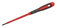 ERGO™ Isolierter Schraubendreher für Schlitzschrauben mit 3-Komponenten-Griff, VDE-zertifiziert 0.6 mm x 3.5 mm x 100 mm #thumbnail-1