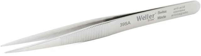 Weller Erem 39SA SMD Tweezers with Round Tips, 0.3 mm/.011 Inch 