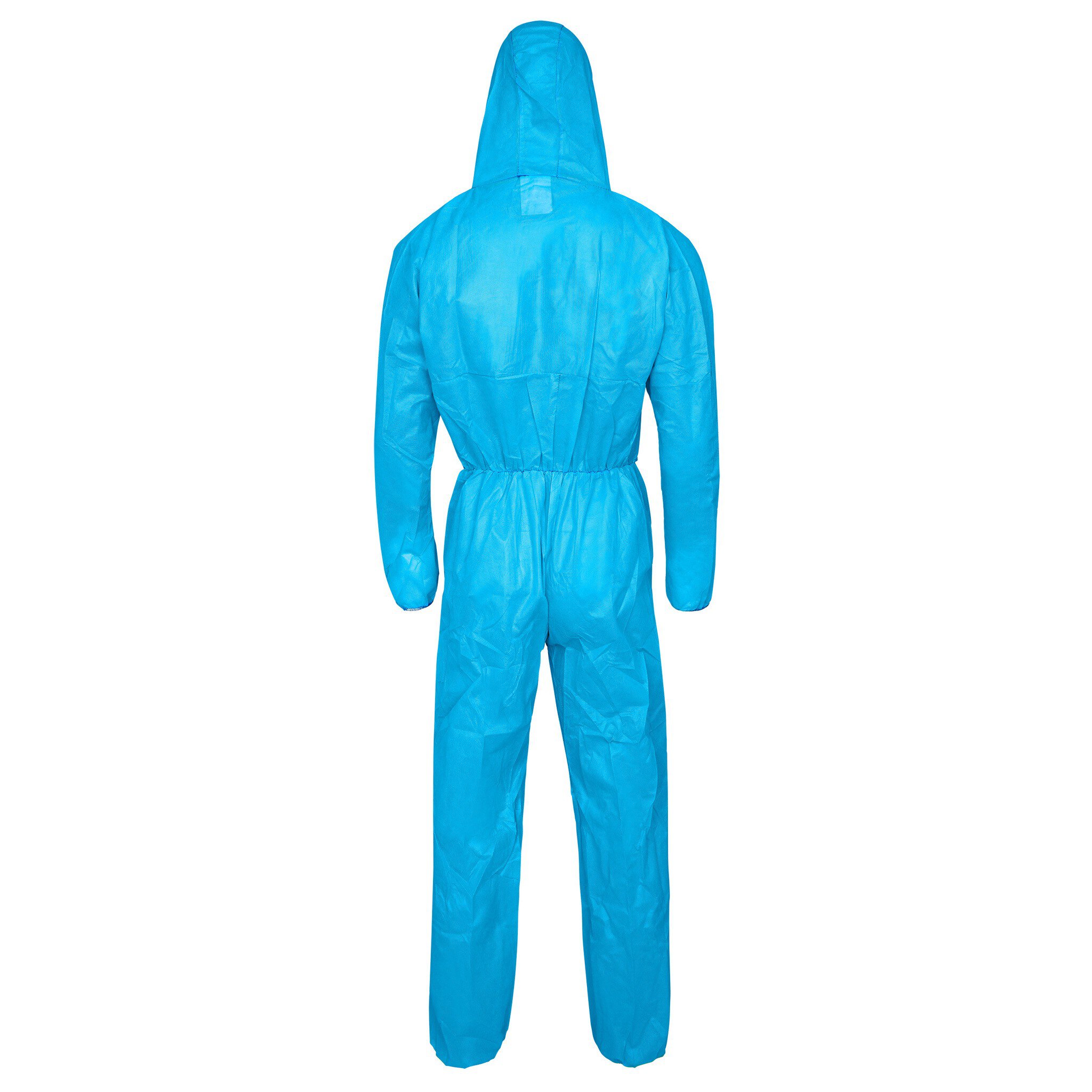 Tuta ProSafe® 1, SMMS a 4 strati, antistatica, con cappuccio, blu, taglia S #zoom-3
