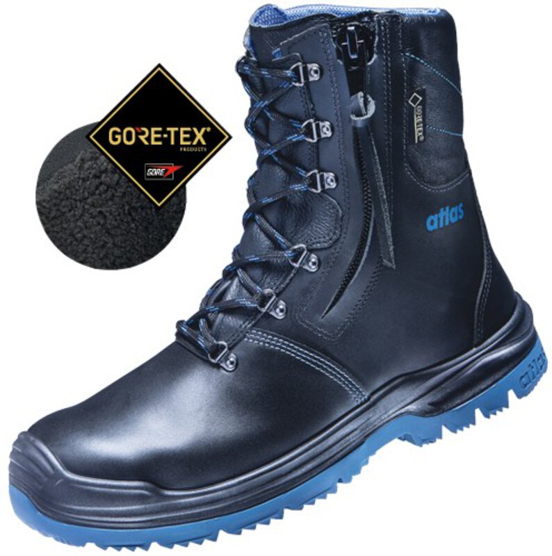 Bottes XR GTX 945 Thermo, S3, cuir lisse, unisexe, noir/bleu royal, taille 40 #1