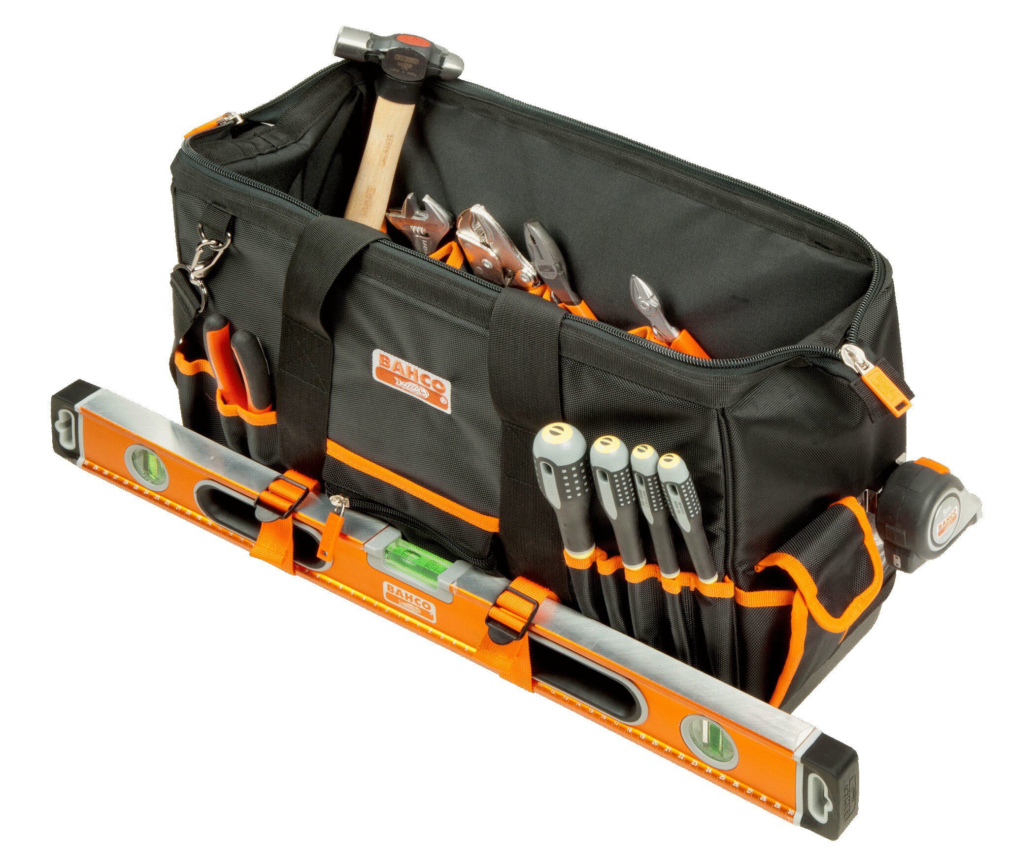 Cloth tool bag, closed at the top, with fixed base, 32 l #zoom-4