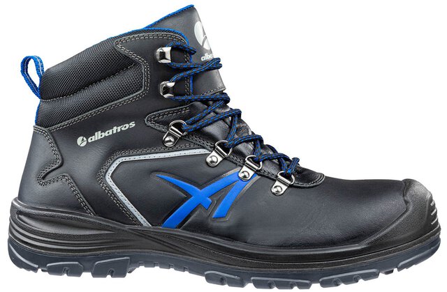 Scarpe di sicurezza S3, UNIT BAU MID, nero