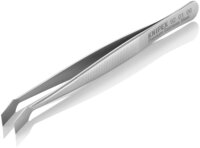 Universalpinzette, geriffelt, Premium Edelstahl, gewinkelt 30°, 120 mm #thumbnail-3