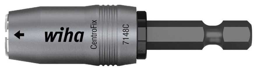 Uchwyt do bitów CentroFix Force, mechaniczna blokada 1/4", magnetyczny 60 mm #zoom-1