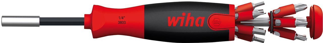 Cacciavite con caricatore di bit LiftUp 25 magnetico misto a 12 bit, 1/4" in blister (38606) #zoom-1