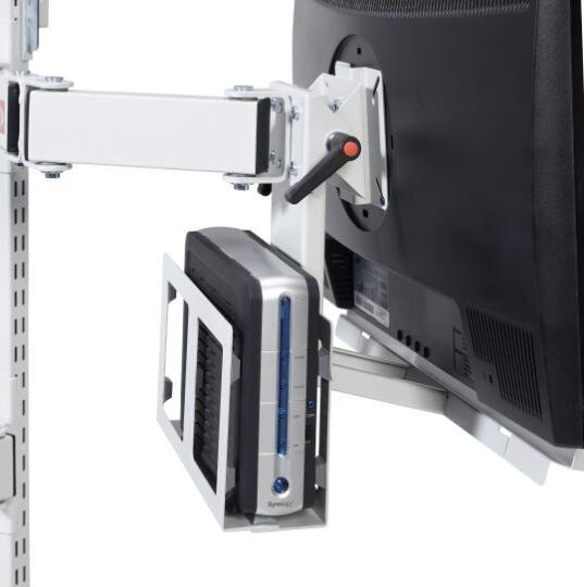 Schmaler PC-Halter für Thin-Client, für Power X-Move, max. 220mm Höhe #zoom-1