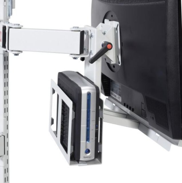 Schmaler PC-Halter für Thin-Client, für Power X-Move, max. 220mm Höhe