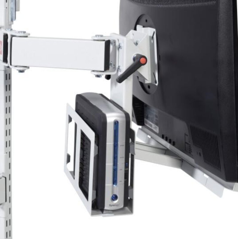 Schmaler PC-Halter für Thin-Client, für Power X-Move, max. 220mm Höhe