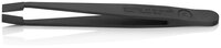 ESD Kunststoffpinzette, glatt, stumpf, kohlefaserverstärkter Kunststoff, 115 mm #thumbnail-2