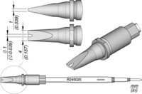 Panne à souder R245, ciseau à bois, 4 x 1 mm, R245025 #thumbnail-1