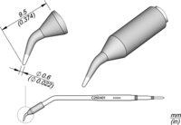 Lötspitze konisch, gebogen, D: 0,6 mm, C250401 #thumbnail-1