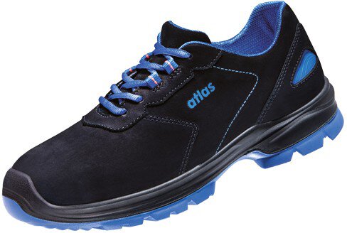 Halbschuh ERGO-MED 645 2.0 XP, W14, S3, Nubukleder, Unisex, schwarz/royal blau, Größe 38 #zoom-1