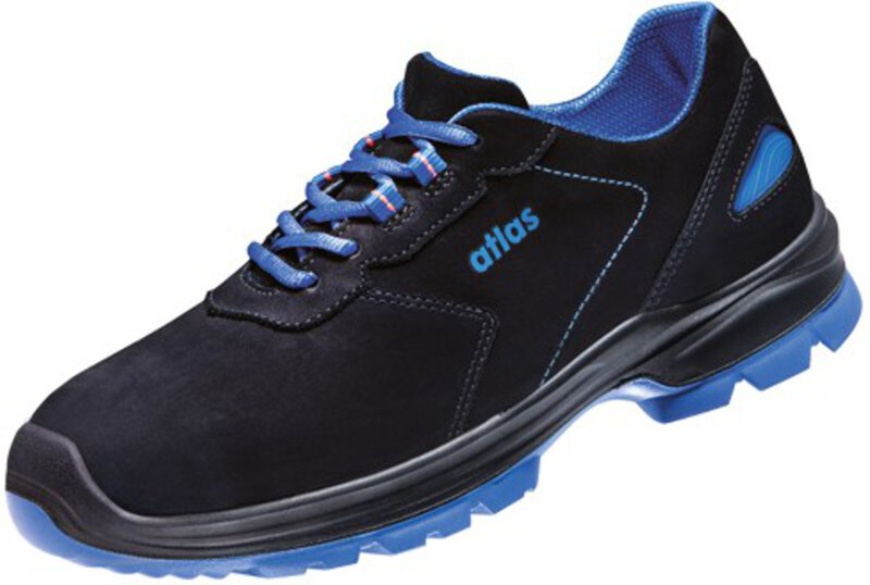 Halbschuh ERGO-MED 645 2.0 XP, W14, S3, Nubukleder, Unisex, schwarz/royal blau, Größe 38 #1