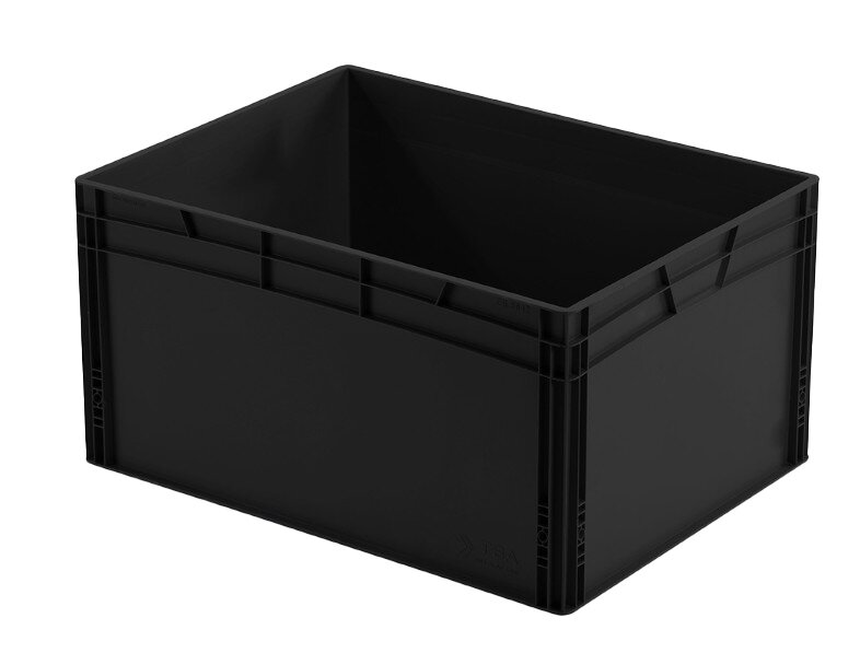 ESD-Eurobehälter 80x60x42, schwarz, 177 Liter #zoom-1