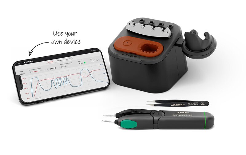 B-Iron soldeerstation met B.IRON pincet, zonder draagbaar display