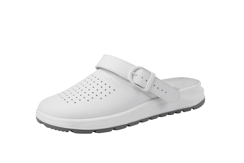 Active Clog white perforated with buckle fastening - 48