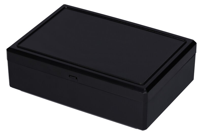 Boîte de rangement ESD avec couvercle à charnière, dimensions intérieures : 156 x 106 x 46 mm #1