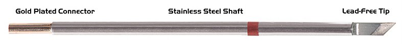 Soldering tip knife shape 4,83mm (0,19"), tin range 2,03mm (0,08") #zoom-1