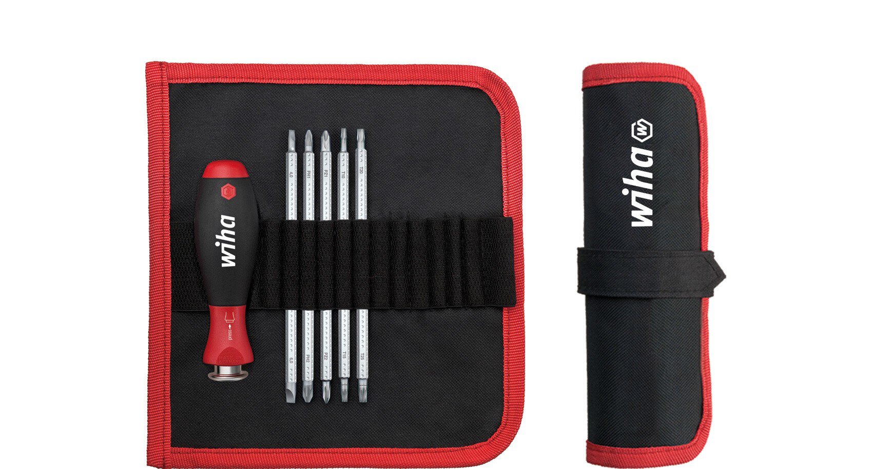 Set di cacciaviti con lame intercambiabili SYSTEM 6 misto 6 pezzi in astuccio (32298) #zoom-1