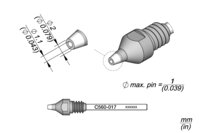 Entlötdüse für Pin mit max. D 1 mm, C560017 #thumbnail-1