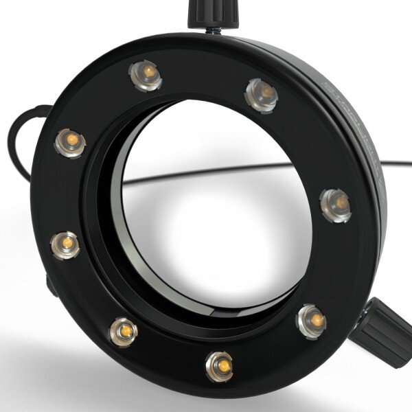 LED-Segment-Ringlicht, natur-weiß (4.000 K), Arbeitsabstand 80 mm, Spanndurchmesser max. 66 mm #zoom-2