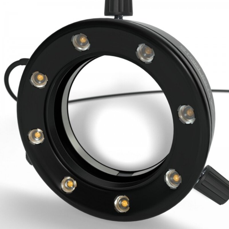 LED-Segment-Ringlicht, natur-weiß (4.000 K), Arbeitsabstand 80 mm, Spanndurchmesser max. 66 mm #2